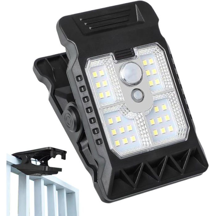 Lampe Solaire Exterieur Lampes Solaires Extérieur Avec Détecteur De Mouvement Lampes Solaires À Clip Pour Jardin Couloir Cour