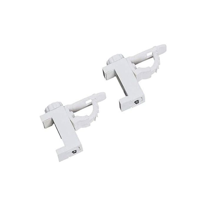 Barre Transversale Réglable Lot de 2 Support de Rideaux et Pince pour Stockage de Serviette Organisateur
