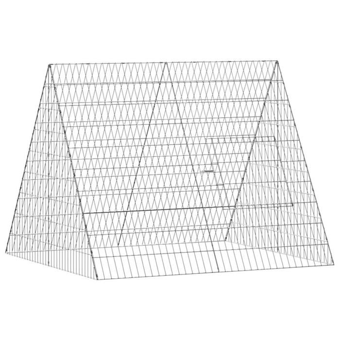 vidaXL Cage à poules 110 x 100 x 85 cm Acier galvanisé