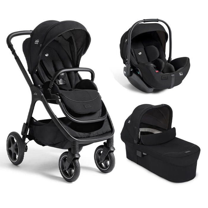 JOIE - Poussette Trio Finiti + Siège auto i-Level Pro + Nacelle Ramble XL V2 Eclipse