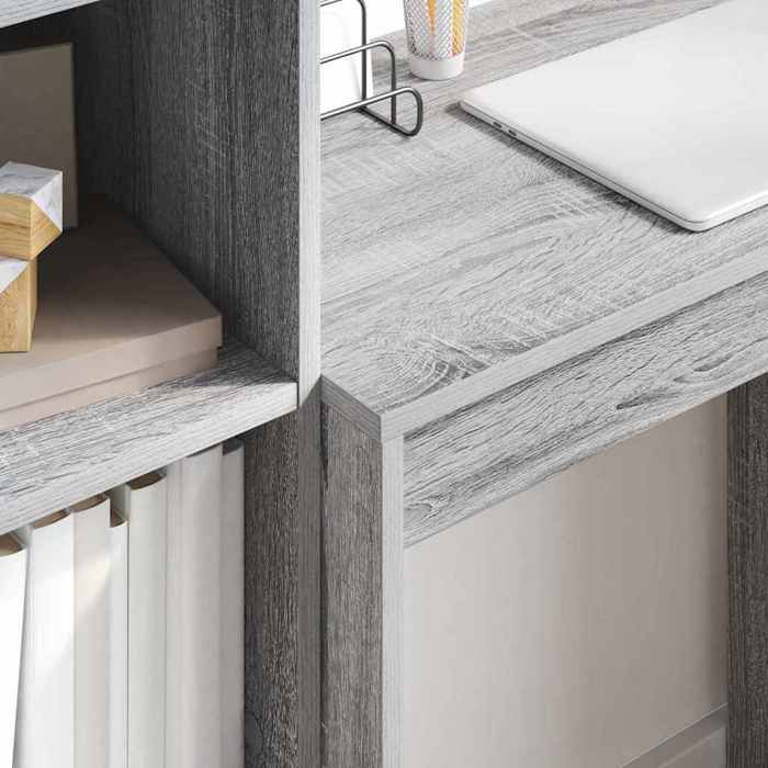 Bureau secrétaire contemporainrésistance stabilité（1 pcs） Meuble de Bureau Gris Sonoma 70x40x76 cm @254888