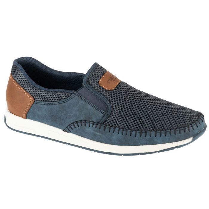 Rieker chaussures basses Homme - Bleu marine - Rieker Moccasins 11954