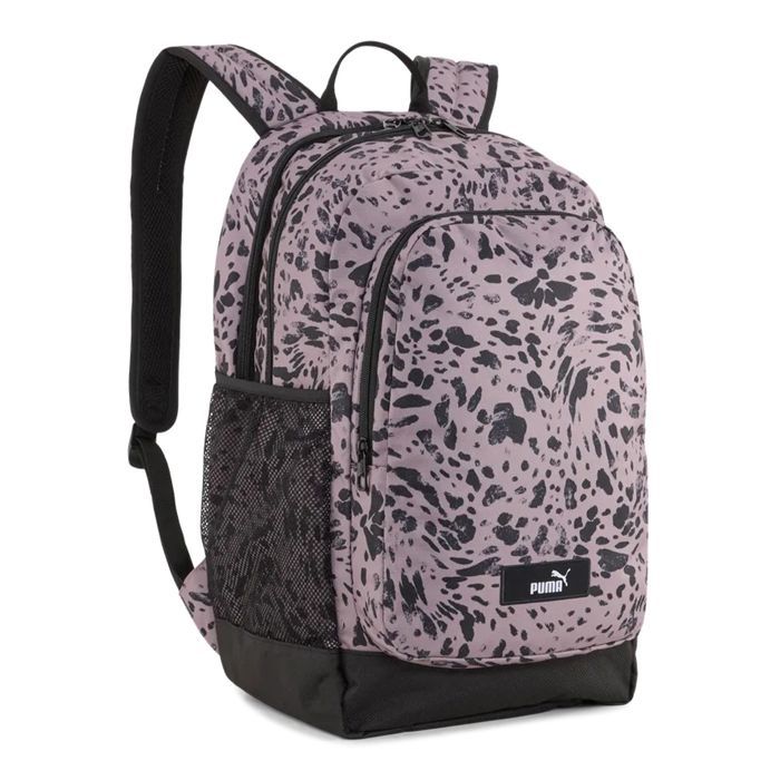 PUMA Sac à dos de loisirs taupe noir pour femme et homme - Academy AOP Backpack Sandstone - Animal AOP 337974