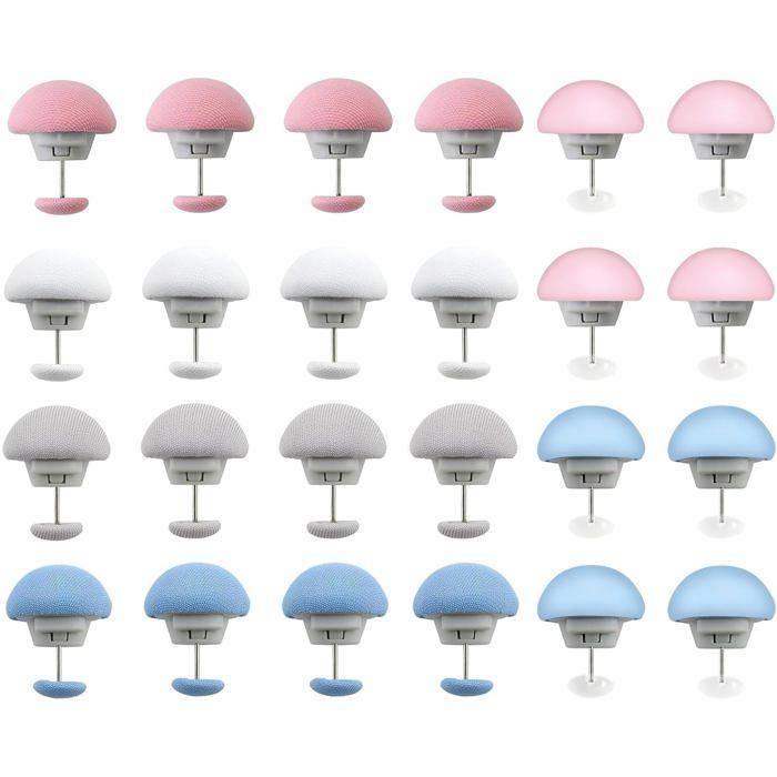 Lot De 24 Supports De Couette-Clips De Couette Porte-Draps Tendeurs De Drap Et Cache-Boutons De Matelassage Pour Lit DAppoint-Fix