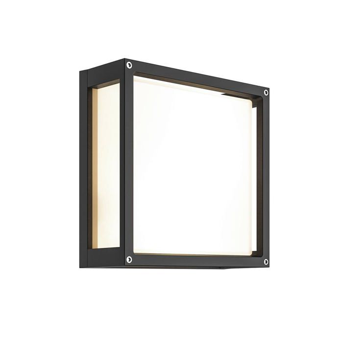 Applique extérieure - Lucande - lampe murale extérieure - - gris foncé blanc