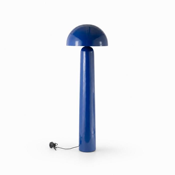 Lampadaire en métal bleu foncé - Clara - Maison Pavane