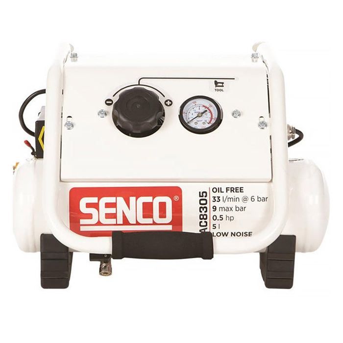 Compresseur D'air Sans Huile 750W - Silencieux (69 DB), 1400 Tr/min, 8 Bars, Pour Médical, Climatisation, Gonflage