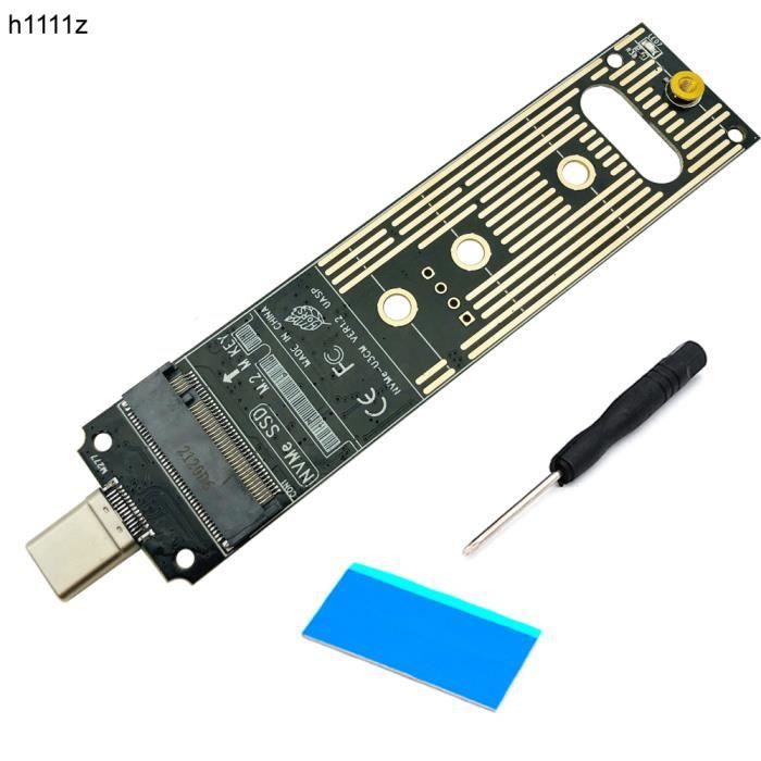 NVME SATA M.2 à USB - Adaptateur M.2 Vers Usb 3.1 Ssd, Carte M.2 Nvme Sata, Double Protocole NVME SATA M.2 à USB - Adaptateur M.2 Vers Usb 3.1 Ssd, Carte M.2 Nvme Sata, Double Protocole