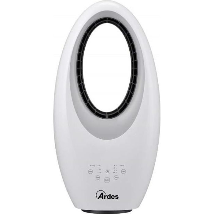 Ventilateur sans pales - Ardes - AR5BL1 Muna - Télécommande - Lumière nocturne LED - Minuteur - Ardes