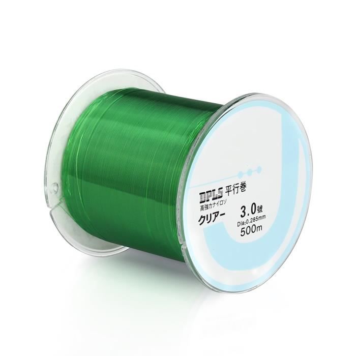 Fil De Pêche En Nylon Transparent – Diamètre 0,6 Mm – Résistance 24 Kg – Bobine Compacte – Pour Pêche Eau Douce