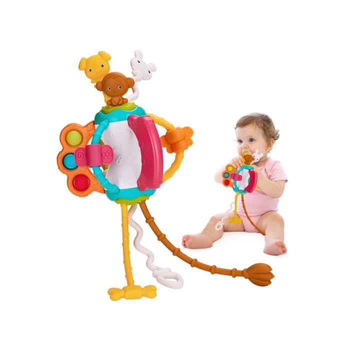 Jouet Sensoriel Bebe 1 an, Jouet Montessori 12 Mois Jeux de Corde à