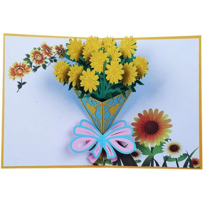 SHUZHENG Kit 6 Bouquets De Fleurs En Papier – Loisirs Créatifs – Cadeau DIY Fête Des Mères – Activité Manuelle Enfants