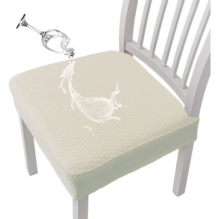 Housses de siège Lot de 4 Housses de Chaise Extensible Chaise à Bascule