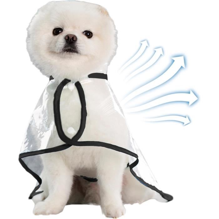 Comparer les prix de Imperméable pour Chien avec Capuche,Imperméable pour Chien | Vêtements imperméables pour Animaux de Compagnie（M）
