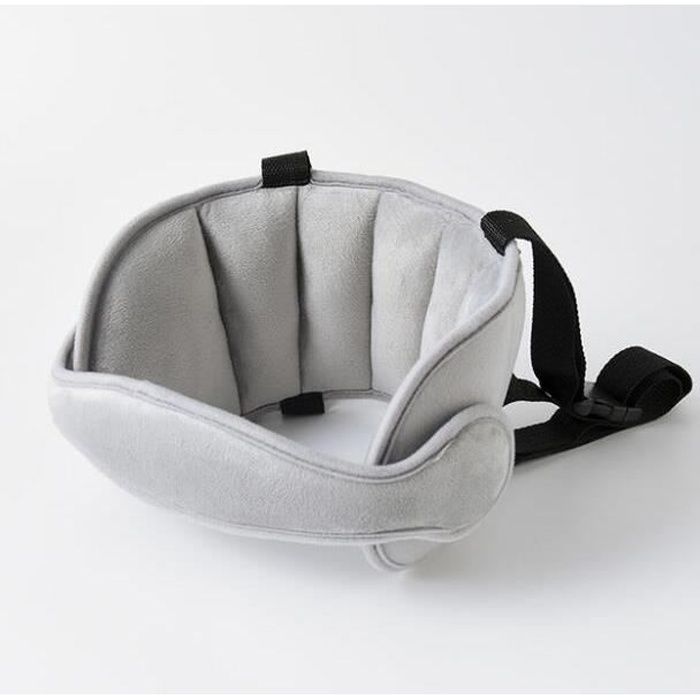 Appui-tête Voiture Réglable Pour Enfants Et Adultes - Largeur 20-30 Cm - Pivotant 360° - Installation Sur Barres De Siège - Mousse Mémoire De Forme
