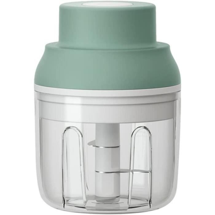 Hachoir Électrique Joyeee USB - 250ml + 100ml | Pour Ail, Oignon, Légumes | Mini Mixeur Portable