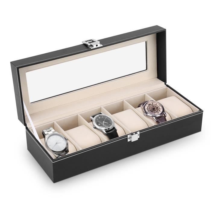 8 Coussins Présentoir Montres En Velours Noir - Rangement & Collection | 71x44x31mm
