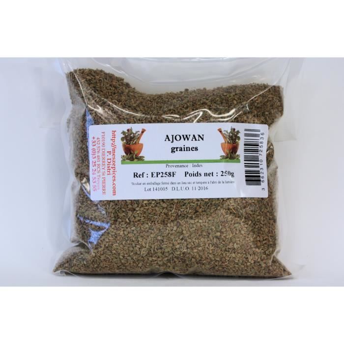 Ajowan en graines sachet de 250g. Cdiscount Au quotidien