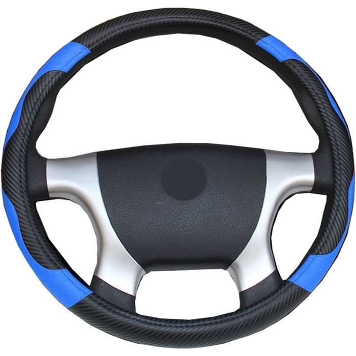 Housse Volant En Cuir PU Antidérapant - Diamètres 36 à 50 Cm Pour Voiture, Bus, Camion - 4