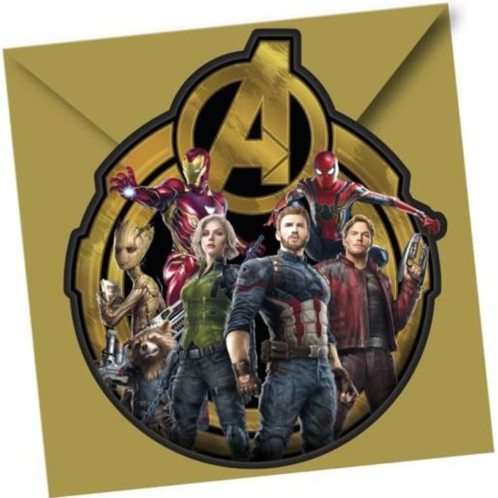 Invitation Avengers Cdiscount