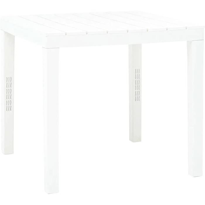 Table De Jardin En Aluminium Et WPC - Noir - Dimensions 185x90x74 Cm - Résistante Aux Intempéries, Facile à Assembler - 9