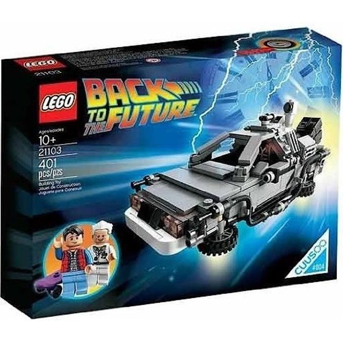 LEGO - LA DELOREAN MACHINE A REMONTER DANS LE T…