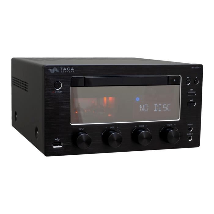 Taga Harmony HTR-1000 CD v2 Noir - Amplificateur Hi-Fi Stéréo - Amplis Hi-Fi
