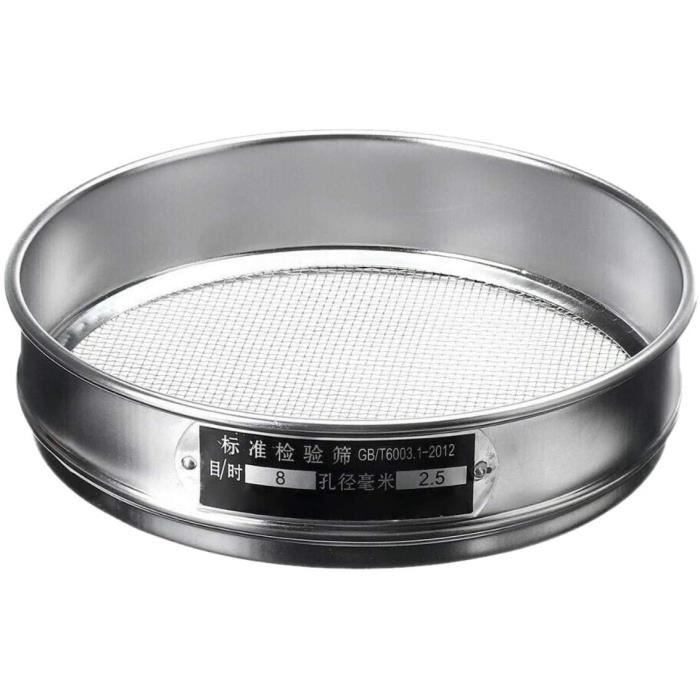 Tamis à Farine En Inox 250g - Tamiseur Rotatif Manuel Professionnel Pour Pâtisserie, Sucre Glace Et Poudres