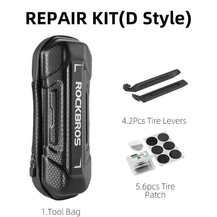 QUCHENG Kit D’outils De Réparation Vélo – Extracteur Manivelle, Démonte-chaîne, Douilles Pour Pédalier Et Axe – Acier Résistant, Compact