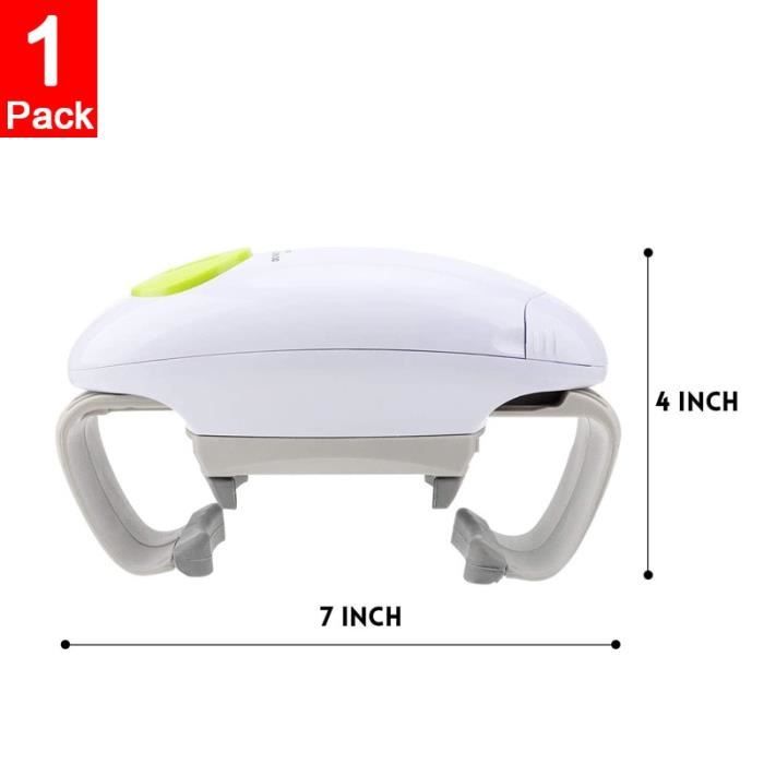Ouvre-bocal électrique Portable – Pour Mains Arthritiques, Ouvre Boîtes Et Bouteilles, 360° Automatique