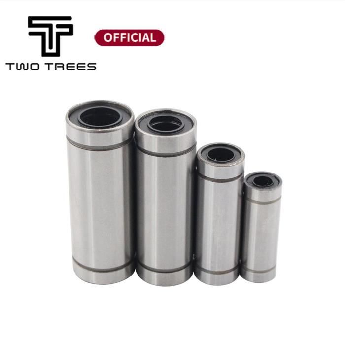 4 Roulements Linéaires LMK10LUU 10x19x55 Mm Avec Bride Carrée - Pour Imprimante 3D, CNC, Neufs