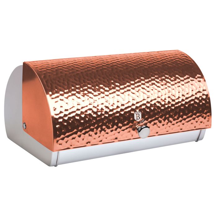 Glit Boîte à Pain Inox 44x27x18cm - Conservation Pain Frais - Couvercle Coulissant