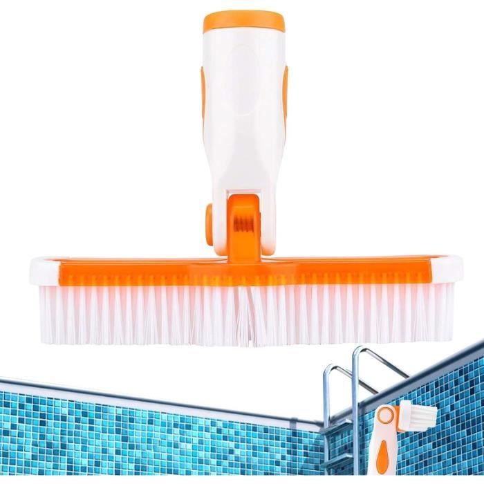 Tête De Brosse De Piscine Rotative 180° - Nettoyage Angles Et Marches, Poils Nylon, Facile à Utiliser - 4
