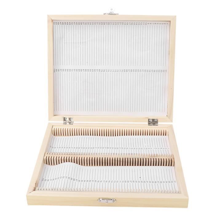 Lot De 100 Lames Microscope Verre + 5 Compte-gouttes - Dimensions 25,4 X 76,2 Mm, Prêtes à L'emploi - 4