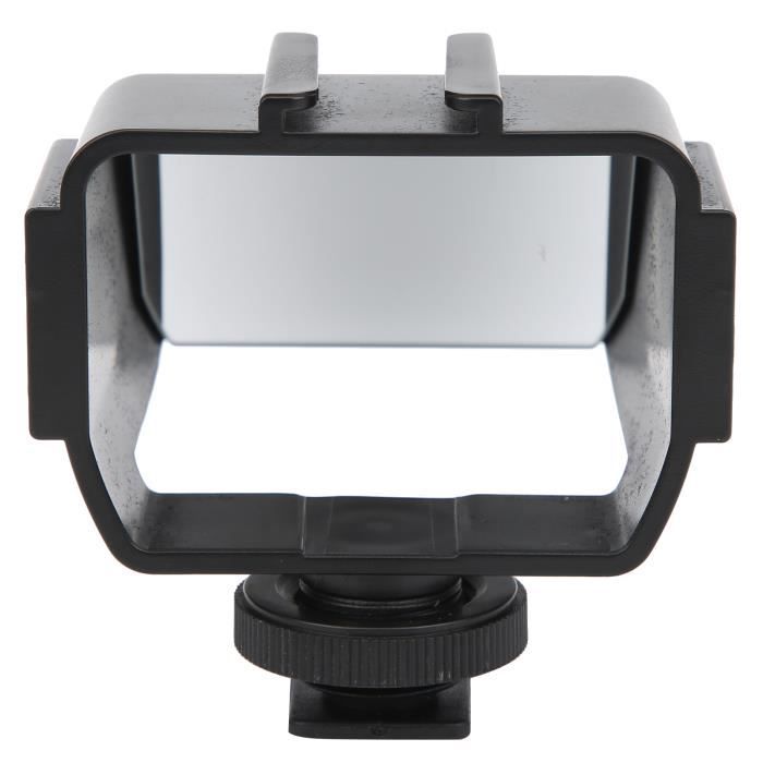 NICEYRIG Miroir Pliable Universel Smartphone - Écran Rabattable Selfie - Clip Téléphone Appareil Photo Reflex Micro SLR