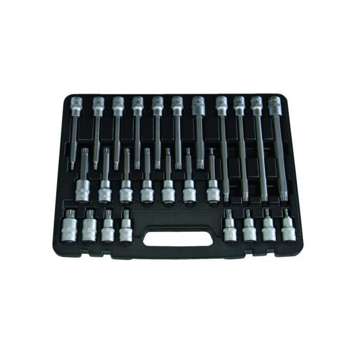 Jeu De 8 Embouts XZN En Acier S2 - Tailles 1/2" Et 1/4" - Neuf - Lot 81475