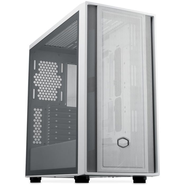 Cooler Master MasterBox 600 White Lite Boîtier PC Airflow E-ATX Tour Moyenne – Supporte MB Back-Connect Radiateur 420mm & jusquà