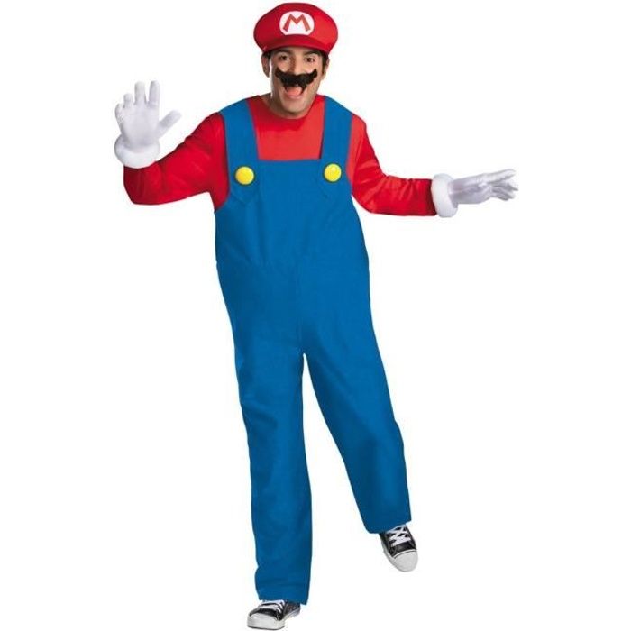 Déguisement Mario - New Super Mario Bros - Adulte -
