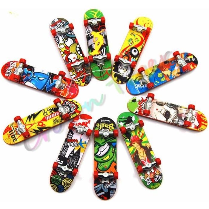 Hitburu Finger Skateboard Set,Finger Trottinette,Skateboard,avec Des