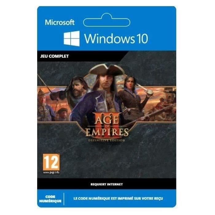 Age Of Empires III: Definitive Edition Jeu PC à télécharger Windows 10