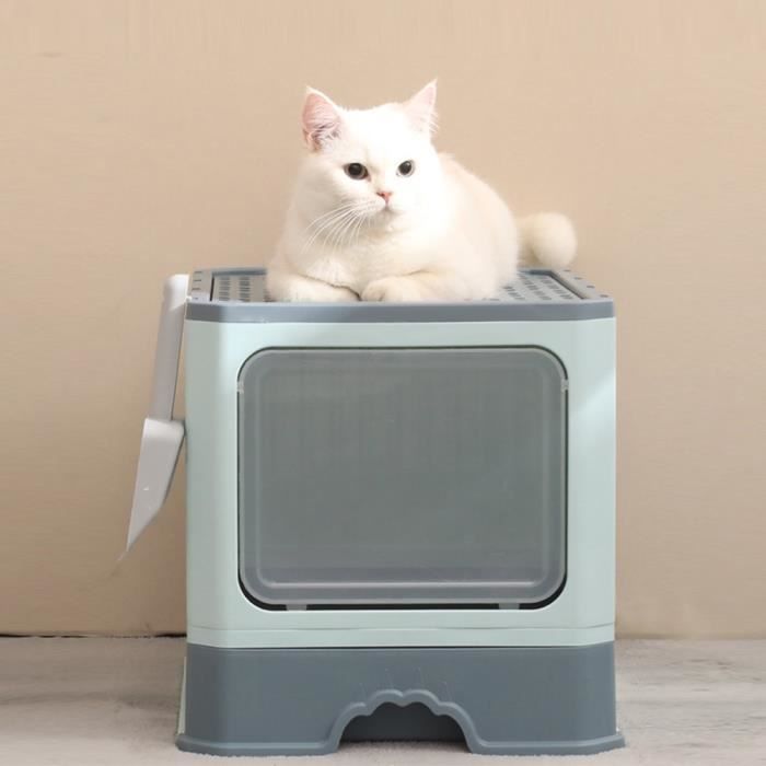 Meilleurs prix pour Bac à litière pour gros chats - ERRPLVES - SAC DE PROPRETE - Vert - Moyen - A monter soi-même