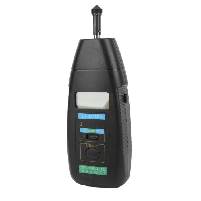 Samfox Tachymètre Numérique LED 4 Compteurs + Capteur Hall NPN - Rouge, Mesure Précise Vitesse Et Fréquence