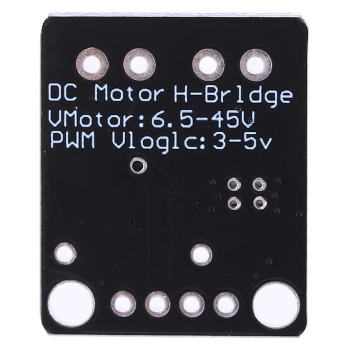 Module de pilote de moteur à courant continu en plastique 2 canaux PWM