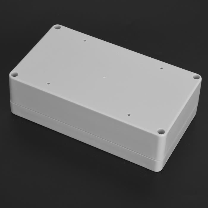 Fafeicy Boîte De Jonction D'alimentation En Plastique, Boîtier D'instrument De Projet étanche, 100x60x25mm, Pour Projets électroniques, Blocs D' Alimentation, Projets étudiants, Amplificateurs