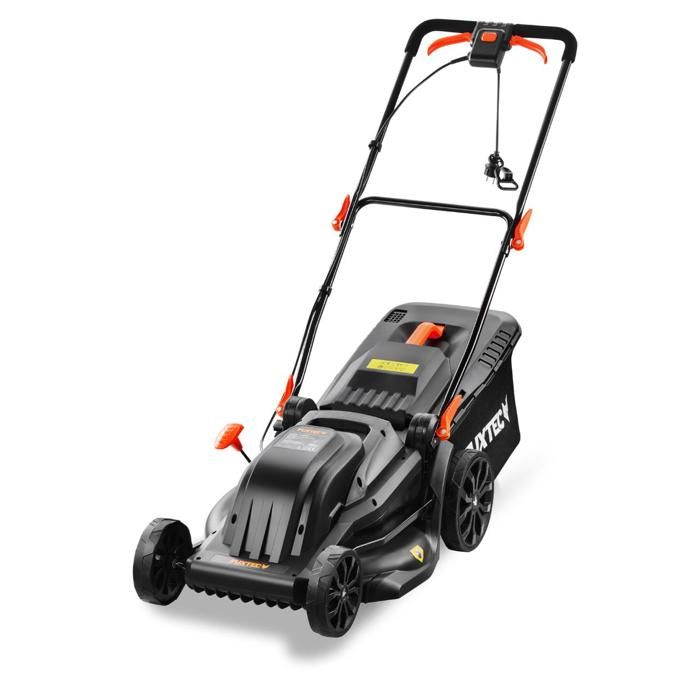 Tondeuse à gazon électrique 43 cm FUXTEC FX-RME43 – 45L – 1200W – Hauteur 25-75 mm – Poussée – 220V
