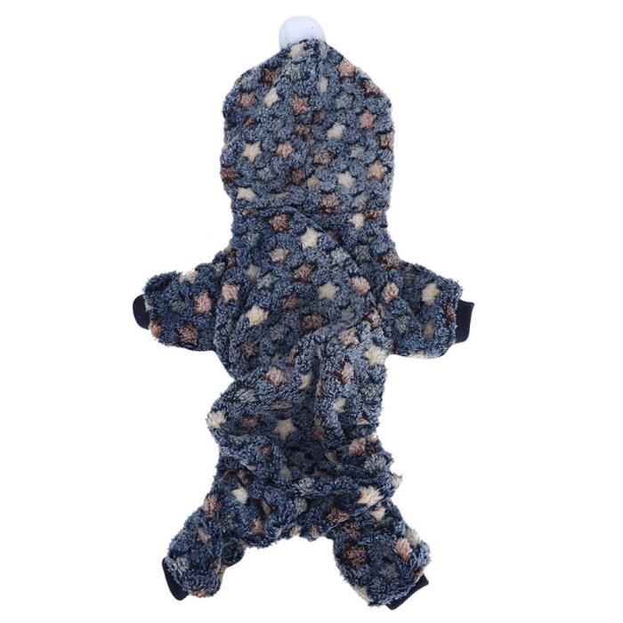 Comparer les prix de GOTOTOP pyjamas pour animaux de compagnie Automne Hiver Pet Hoodies Vêtements Jump Suit Pyjamas chauds Vêtements pour chiens chats
