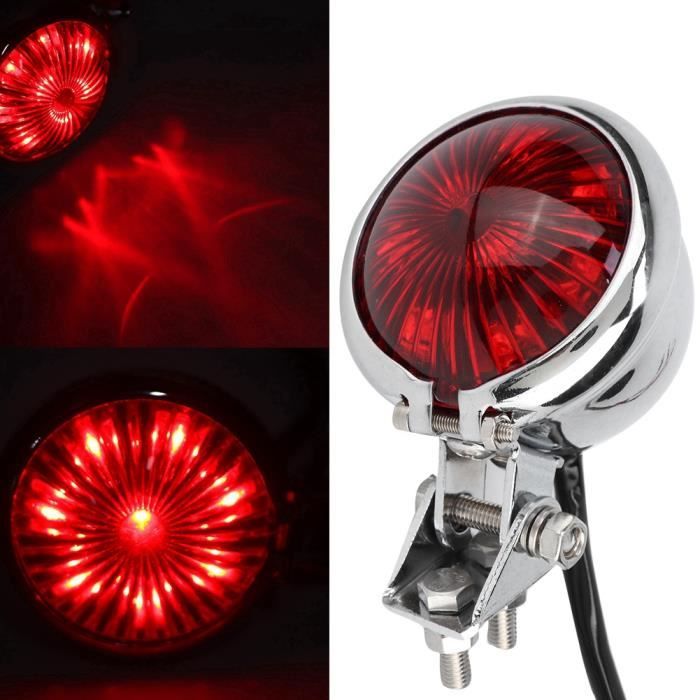 Feu Arrière LED Pour Kawasaki Z800/Z125 2013-2016 - Blanc - Fonctions Stop/clignotants