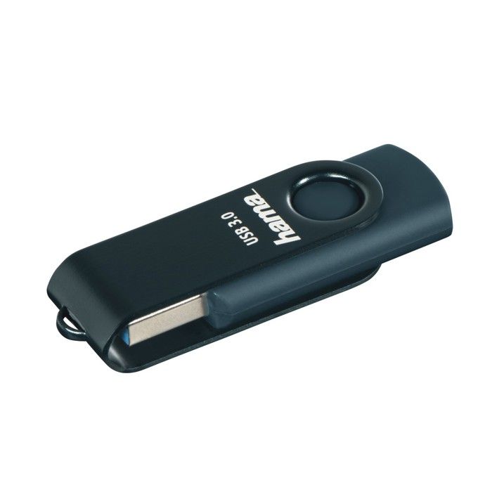 Hama Clé USB Rotate USB 3.0 32 GB 70 MB/s bleu pétrole