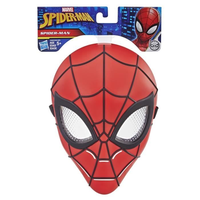 SYNERVO Masque De Cosplay Spider Avec Gant De Lanceur, Pour Enfant Et Adulte - Idéal Pour Carnaval, Halloween, Noël