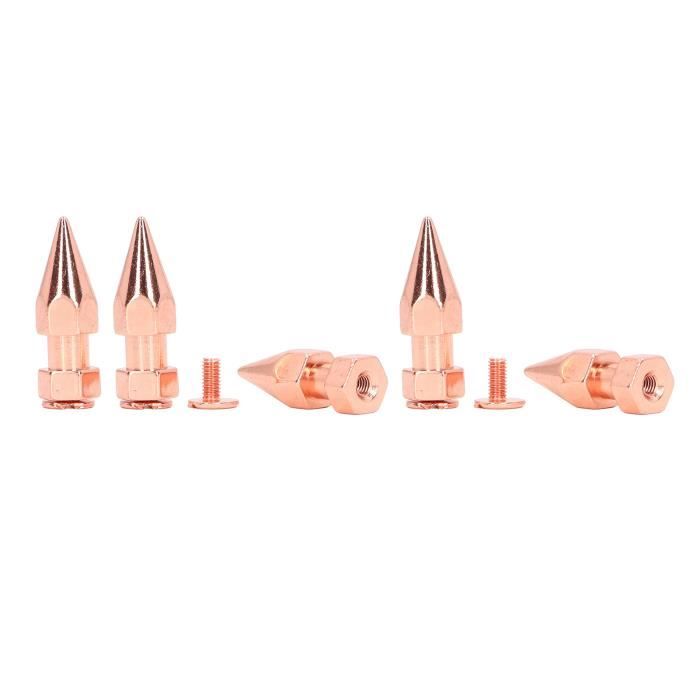 20 Pointes Et Goujons Coniques 7x10 Mm – Lot De Rivets Punk Couleur Vert